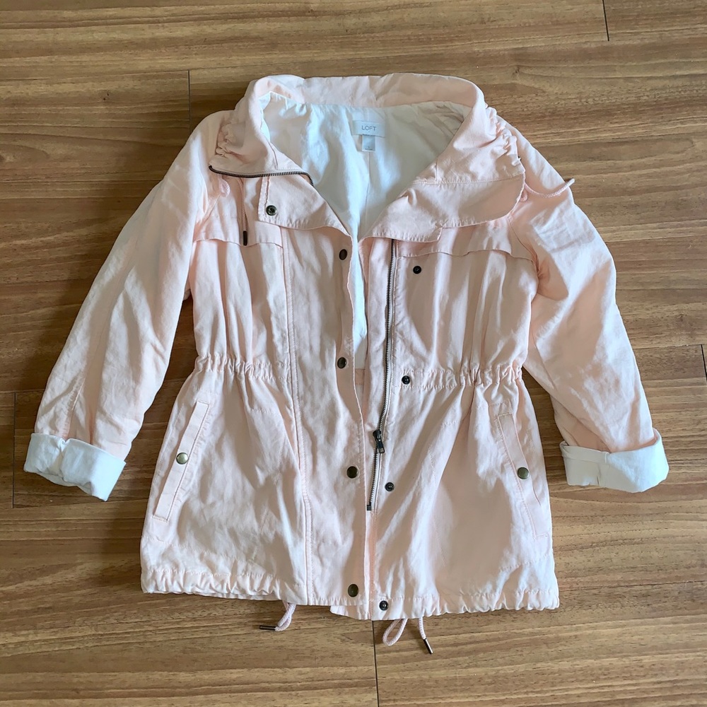 Light Pink Spring Jacket- Loft - image 1